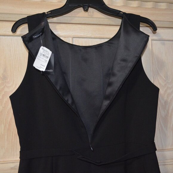 Tahari Sleeveless Sheath, Size 12, Little Black Dress, Professional Flair - NWT - Picture 9 of 12